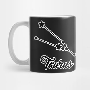 Taurus Zodiac Constellation Design Mug